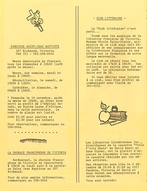   LE PHARE, 1986   , page 8