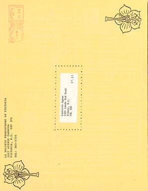  LE PHARE, 1986   , page 20