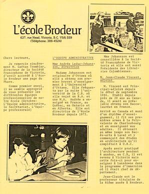   LE PHARE, 1986   , page 5