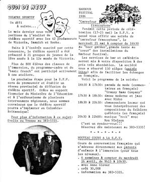   LE PHARE, 1986   , page 8
