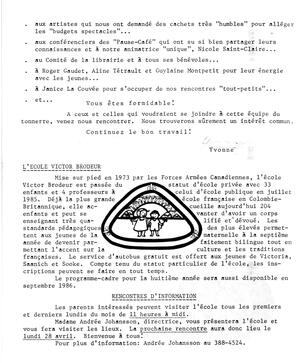   LE PHARE, 1986   , page 7