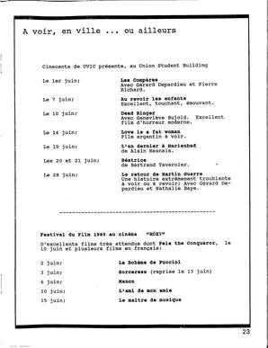   LE PHARE, 1989   , page 23