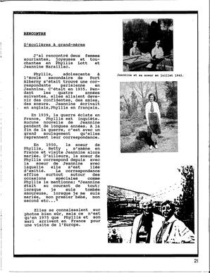   LE PHARE, 1989   , page 21