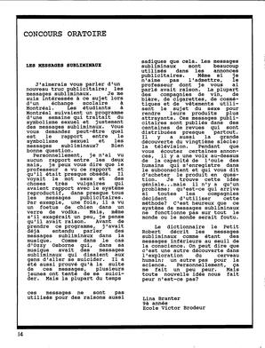   LE PHARE, 1989   , page 14
