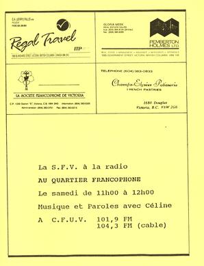   LE PHARE, 1989   , page 27
