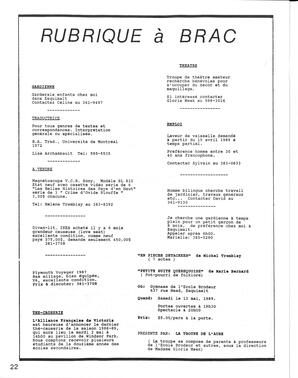   LE PHARE, 1989   , page 22