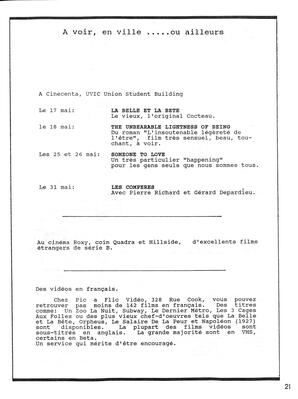   LE PHARE, 1989   , page 21