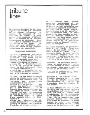   LE PHARE, 1989   , page 18
