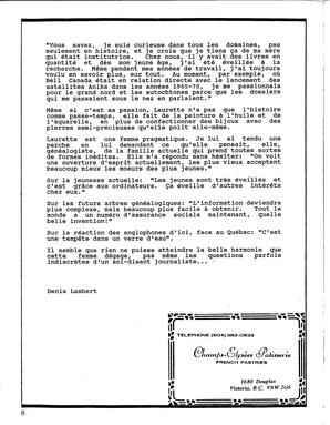   LE PHARE, 1989   , page 8
