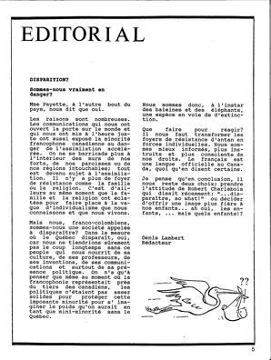   LE PHARE, 1989   , page 5