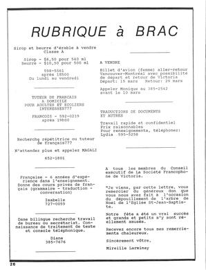   LE PHARE, 1989   , page 26