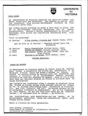   LE PHARE, 1989   , page 15