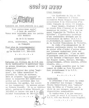   LE PHARE, 1986   , page 8