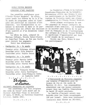   LE PHARE, 1986   , page 6