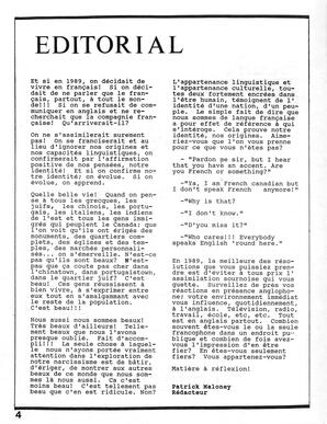   LE PHARE, 1989   , page 4