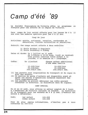   LE PHARE, 1989   , page 24