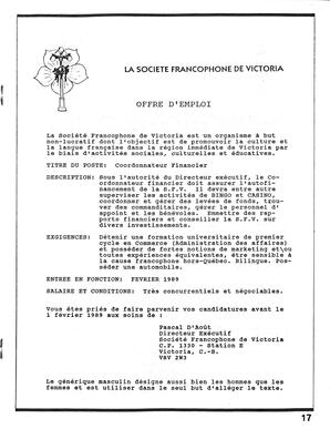   LE PHARE, 1989   , page 17
