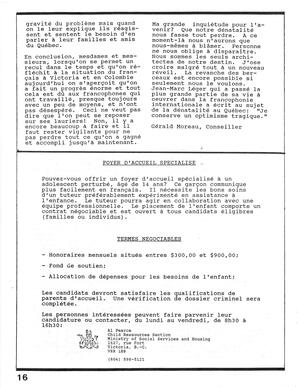   LE PHARE, 1989   , page 16