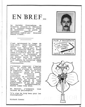   LE PHARE, 1988   , page 5