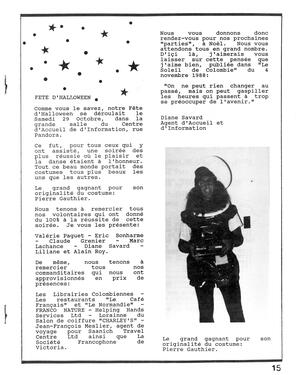  LE PHARE, 1988   , page 15