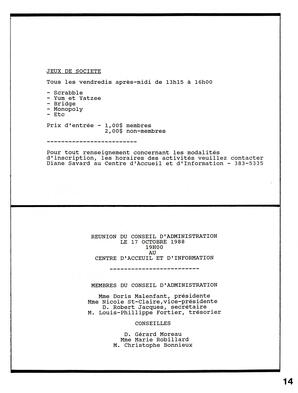   LE PHARE, 1988   , page 15