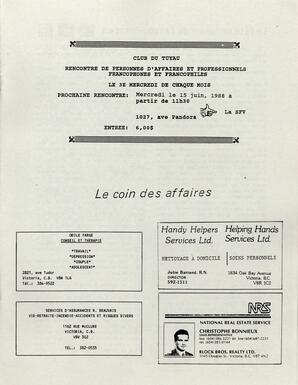  LE PHARE, 1988   , page 7