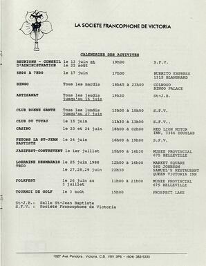   LE PHARE, 1988   , page 19
