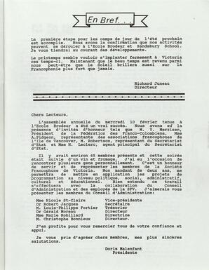   LE PHARE, 1988   , page 3