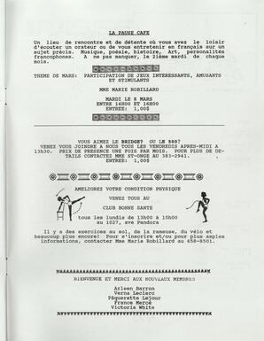   LE PHARE, 1988   , page 15