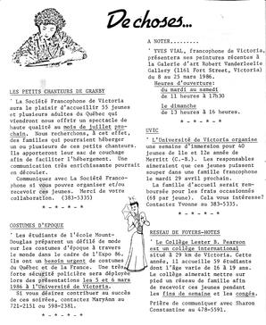   LE PHARE, 1986   , page 4