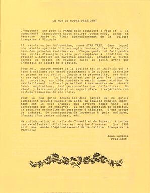   LE PHARE, 1987-88   , page 3