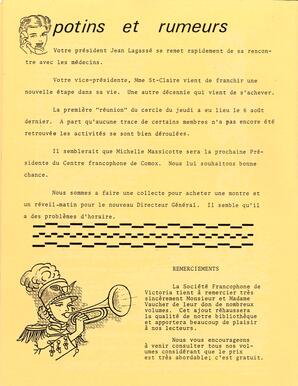   LE PHARE, 1987   , page 22