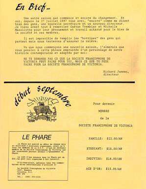   LE PHARE, 1987   , page 2