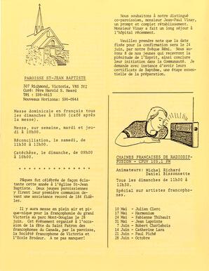   LE PHARE, 1987   , page 6
