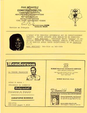   LE PHARE, 1987   , page 14
