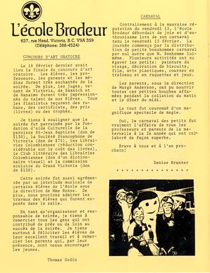   LE PHARE, 1987   , page 4