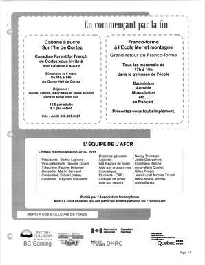   LE FRANCO-LIEN, 2011   , page 11