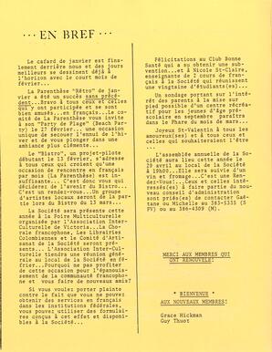   LE PHARE, 1987   , page 2