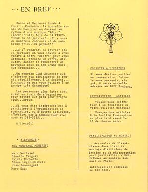   LE PHARE, 1987   , page 2
