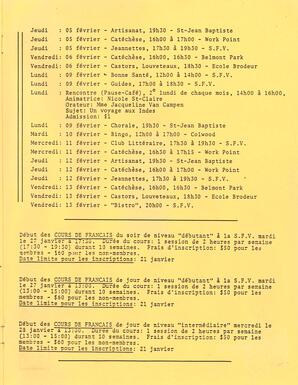  LE PHARE, 1987   , page 15