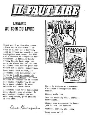   LE PHARE, 1986   , page 5