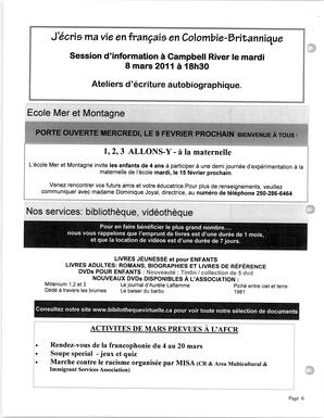   LE FRANCO-LIEN, 2011   , page 6