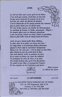 LE RÉVERBÈRE, 1992