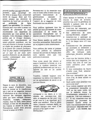   LE RÉVERBÈRE, 1998   , page 17