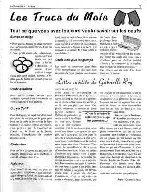   LE RÉVERBÈRE, 1998   , page 13