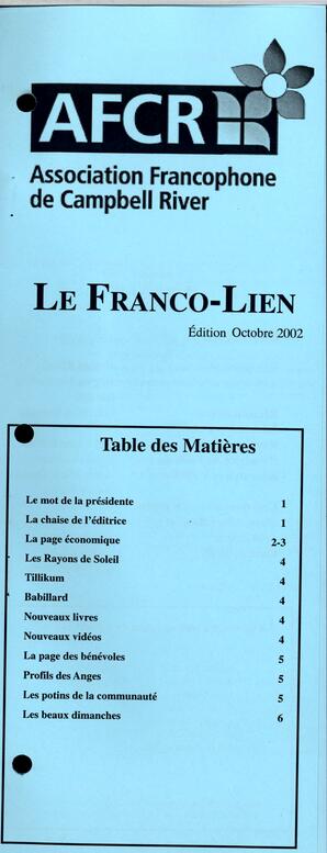   LE FRANCO-LIEN, 2002   , page 1