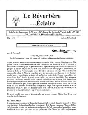   LE RÉVERBÈRE, 1998   , page 1