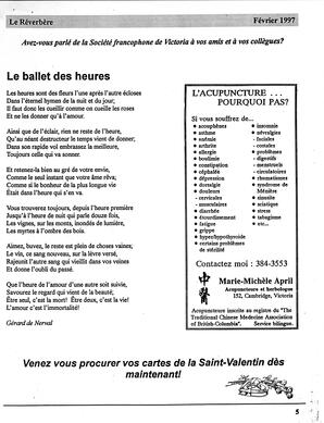   LE RÉVERBÈRE, 1997   , page 5