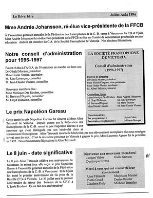   LE RÉVERBÈRE, 1996   , page 6
