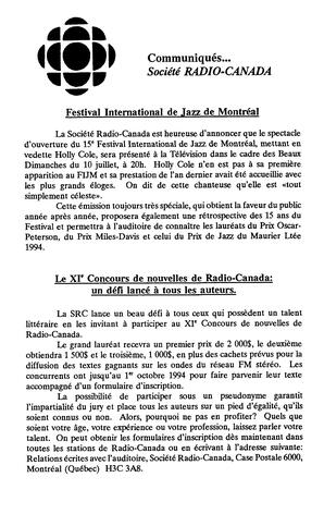   LE RÉVERBÈRE, 1994   , page 7